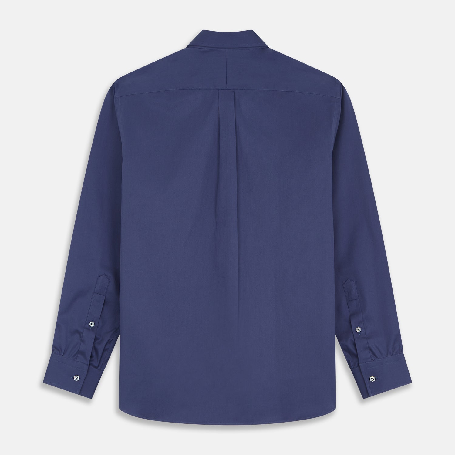 View 7 of product Blue Piece Dyed Weekend Fit Suffolk Shirt
