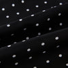 View 3 of product Black and White Spotted Silk Scarf