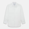 View 1 of product WHITE ROYAL OXFORD COTTON WINDSOR SHIRT WITH TURNBULL OPEN COLLAR AND 3-BUTTON CUFFS