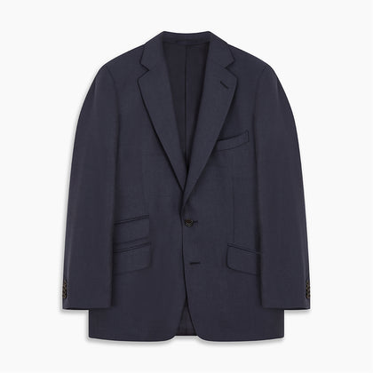 Navy Wool Blend Barrington Blazer Image 4