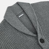 View 2 of product Grey Melange Cashmere Shawl Collar Cardigan