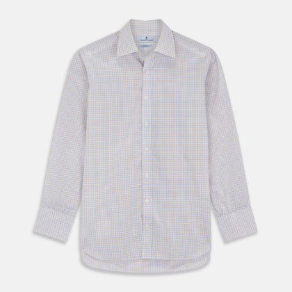 Red Multi Check Regular Fit Mayfair Shirt Image 1