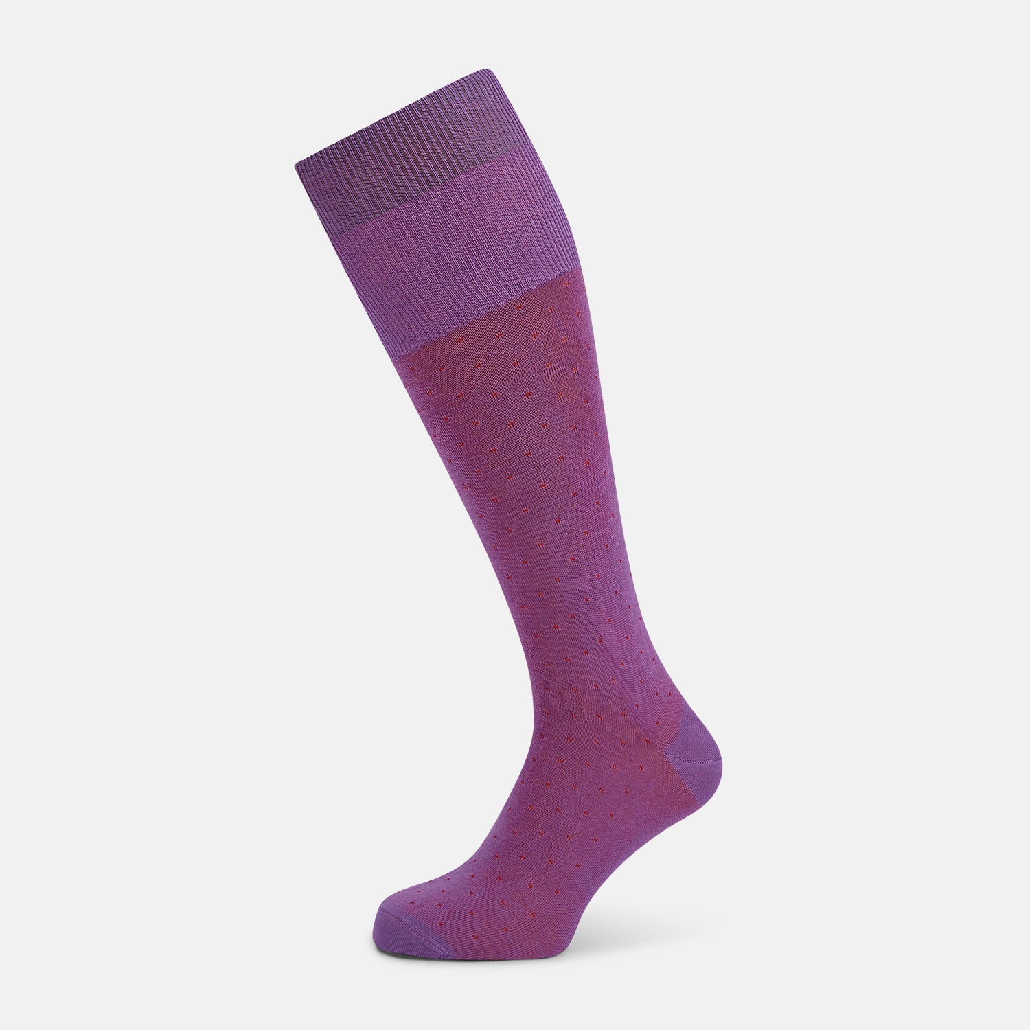 View 1 of product Pink/Red Polka Dot Long Socks