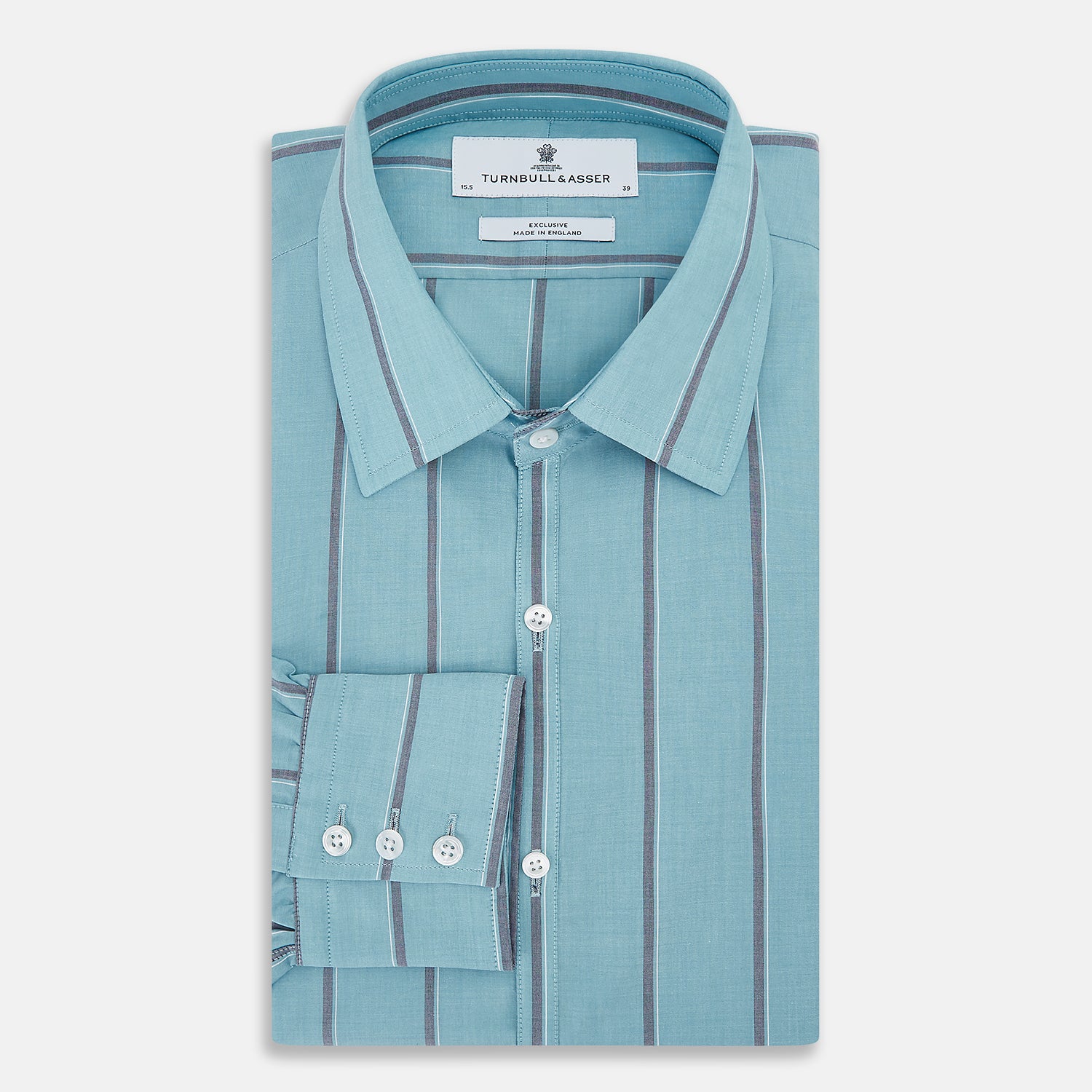 View 5 of product Cendre Blue Track Stripe Westminster Shirt