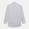 View 3 of product Brown and Blue Shadow Stripe Mayfair Shirt