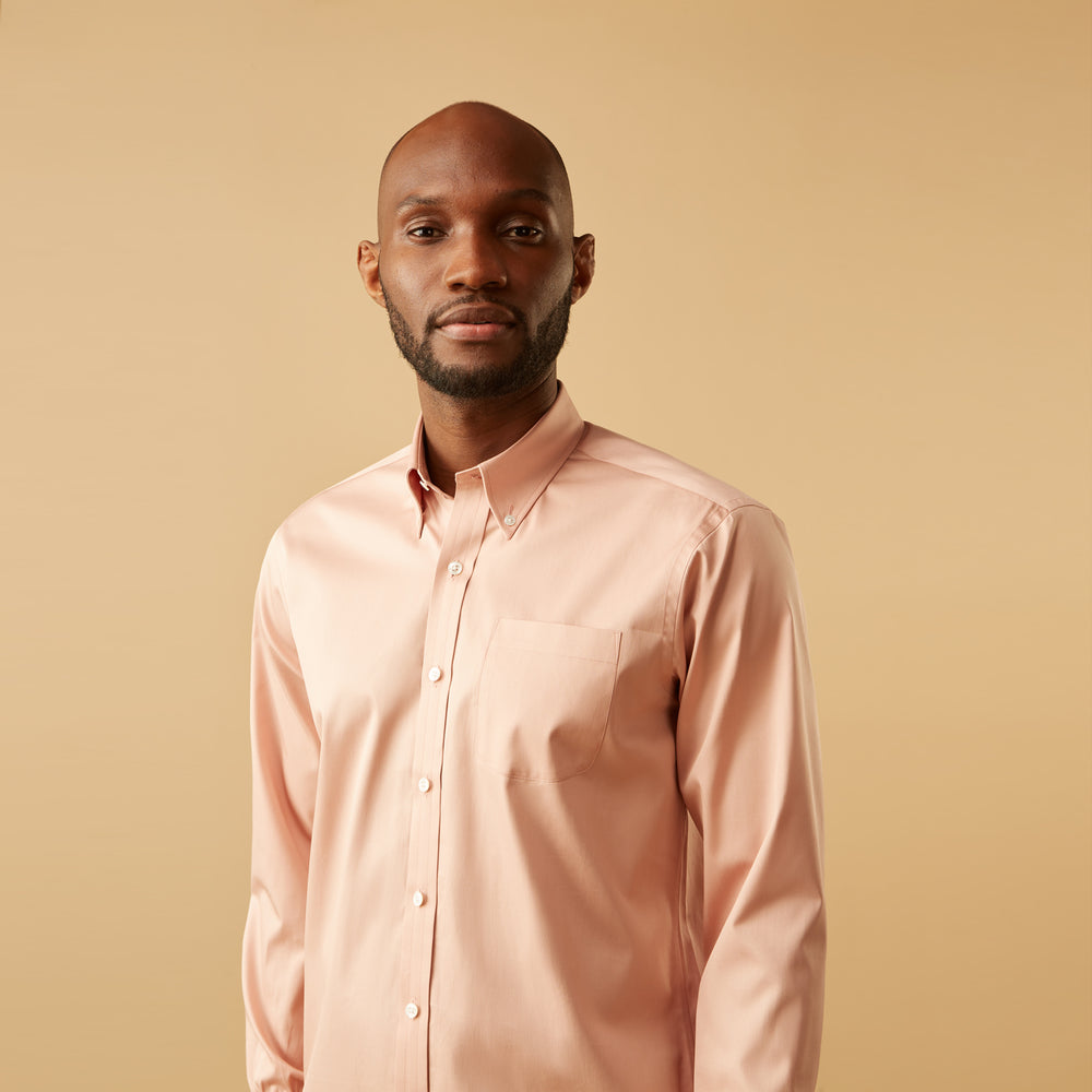 Pink Piece Dyed Weekend Fit Suffolk Shirt