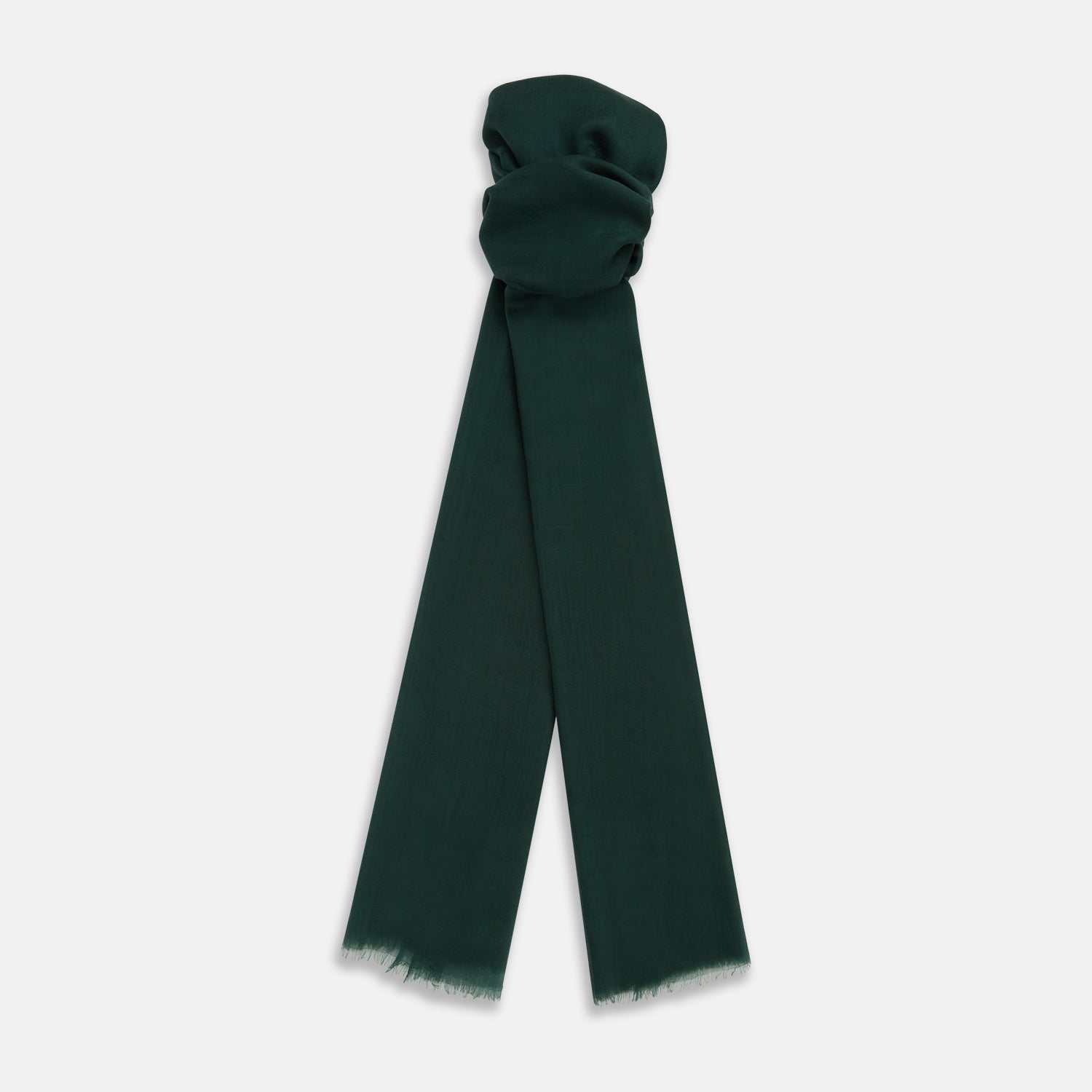 View 1 of product Forest Green Cashmere Scarf