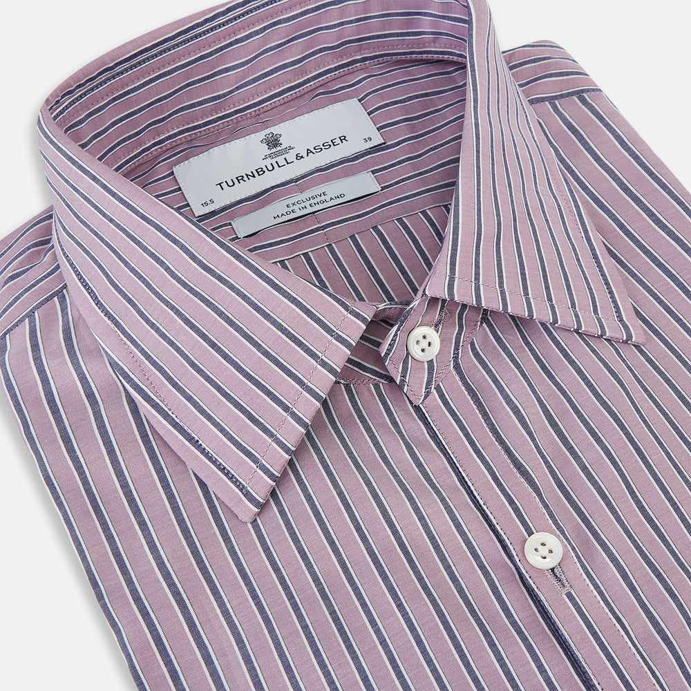 Antique Pink Ticking Stripe Westminster Shirt