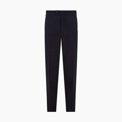 Midnight Blue Wool Henry Trousers Image 7