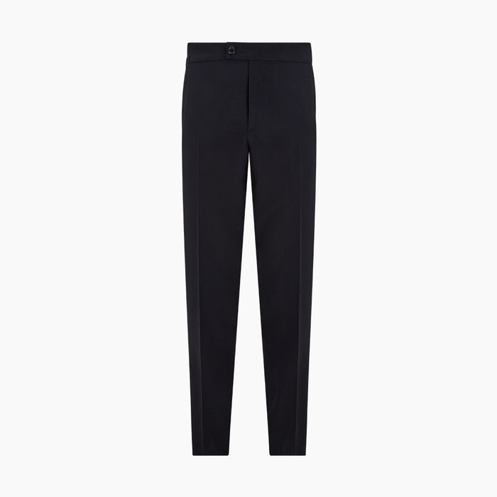 Midnight Blue Wool Henry Trousers Image 7