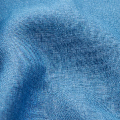 Teal Linen Modern Pyjama Set Image 4