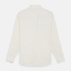 View 5 of product Cream Silk Long Point Embroidered Eamon Shirt
