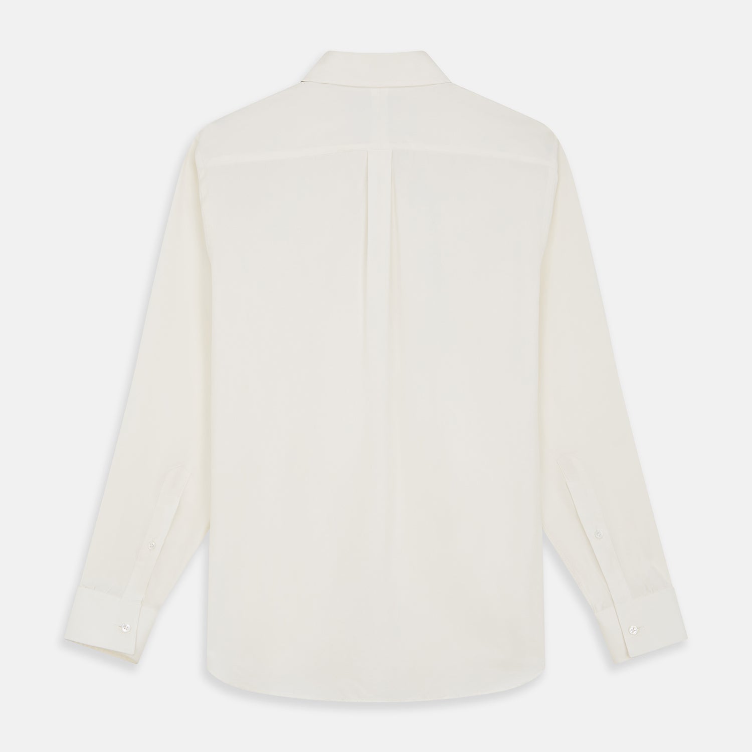 View 5 of product Cream Silk Long Point Embroidered Eamon Shirt