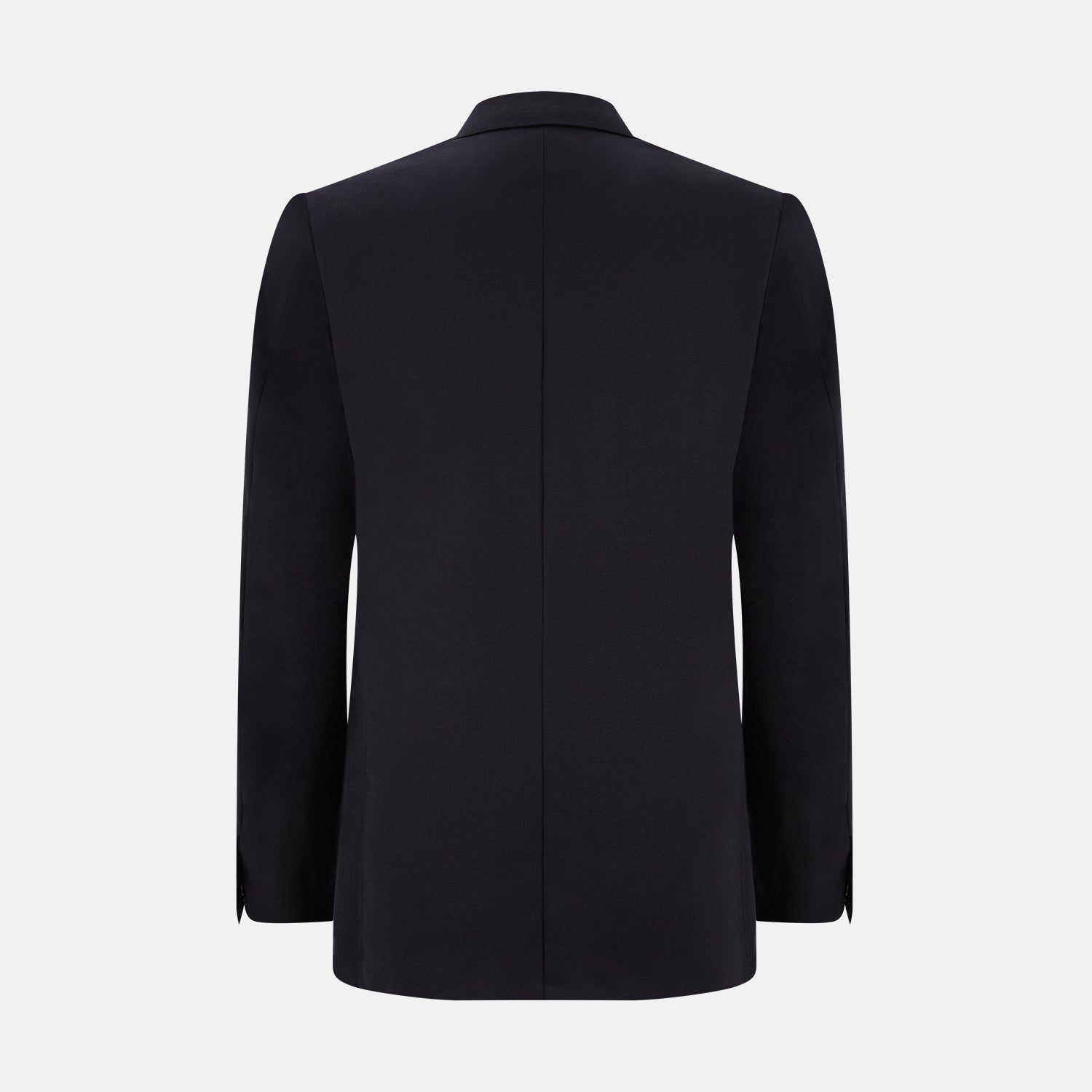 Short Navy Single Breasted Suit