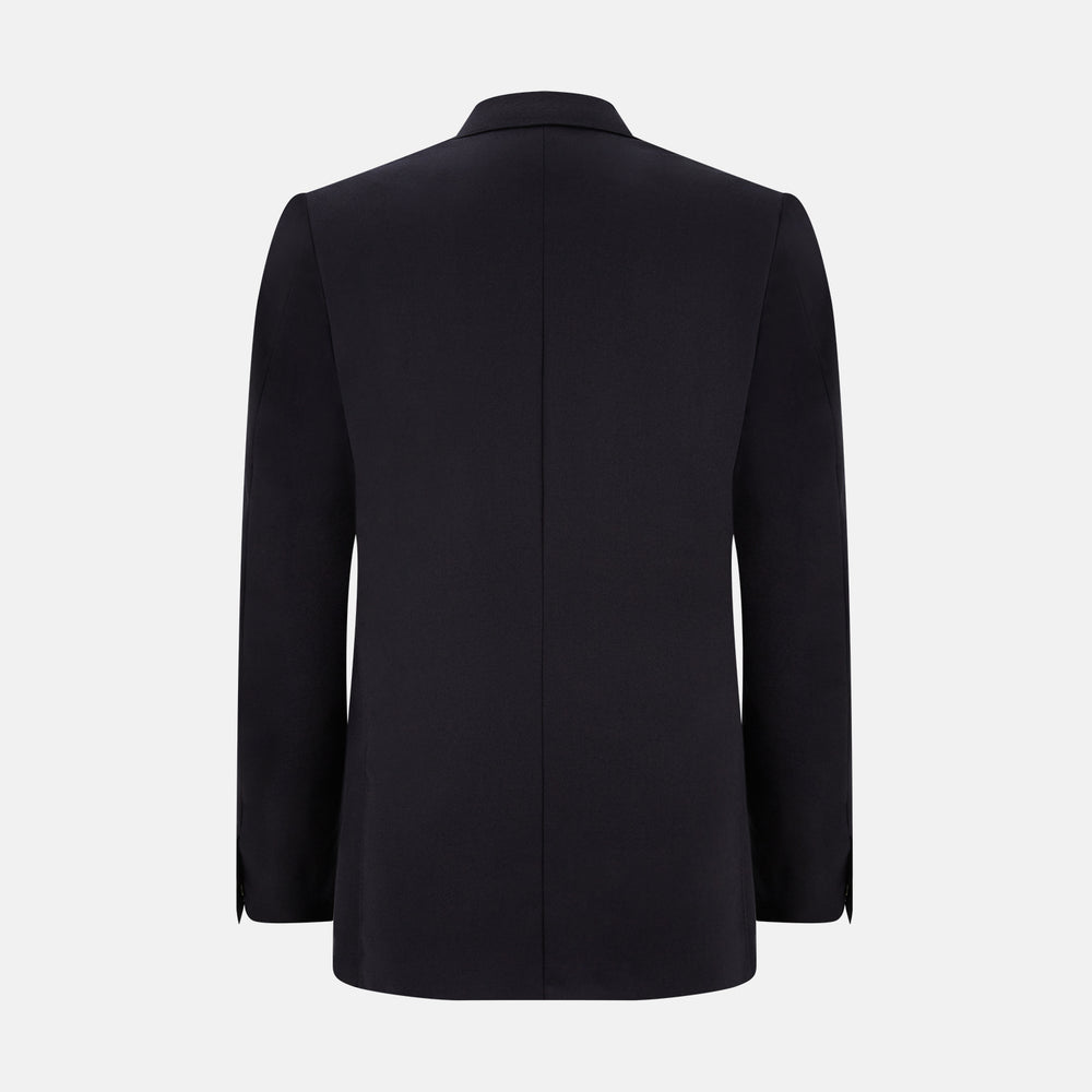 Short Navy Single Breasted Suit