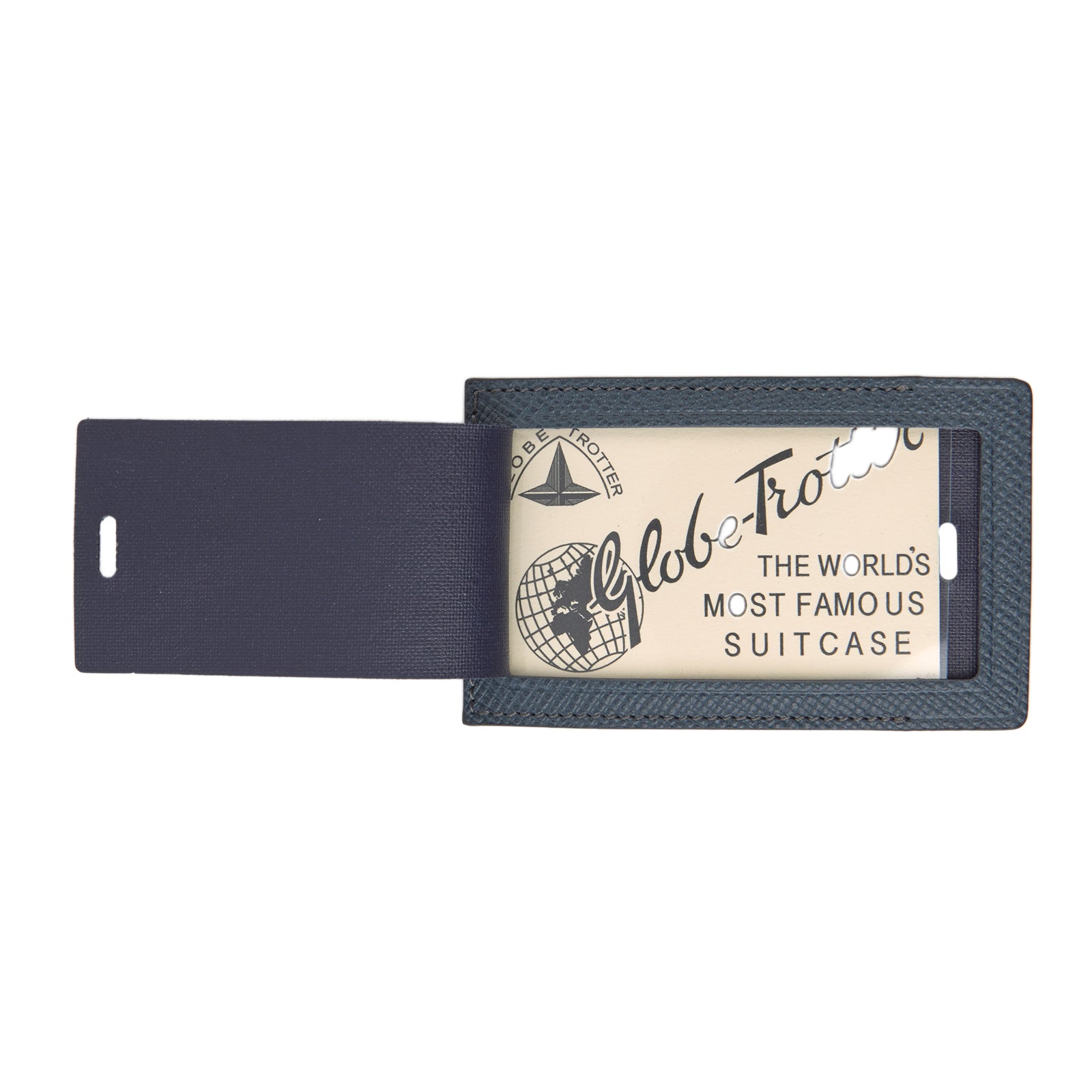 View 2 of product Blue Leather Luggage Tag