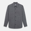 View 1 of product Charcoal Melange Check Hampstead overshirt