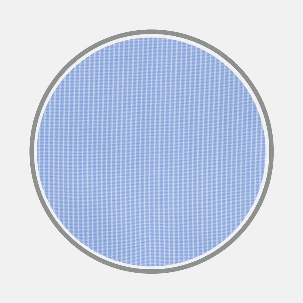 Light Blue Fine Stripe Cotton Fabric
