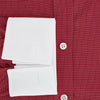 View 4 of product Dark Red Pin Check  Shirt with Contrast T&A Collar and Cuffs