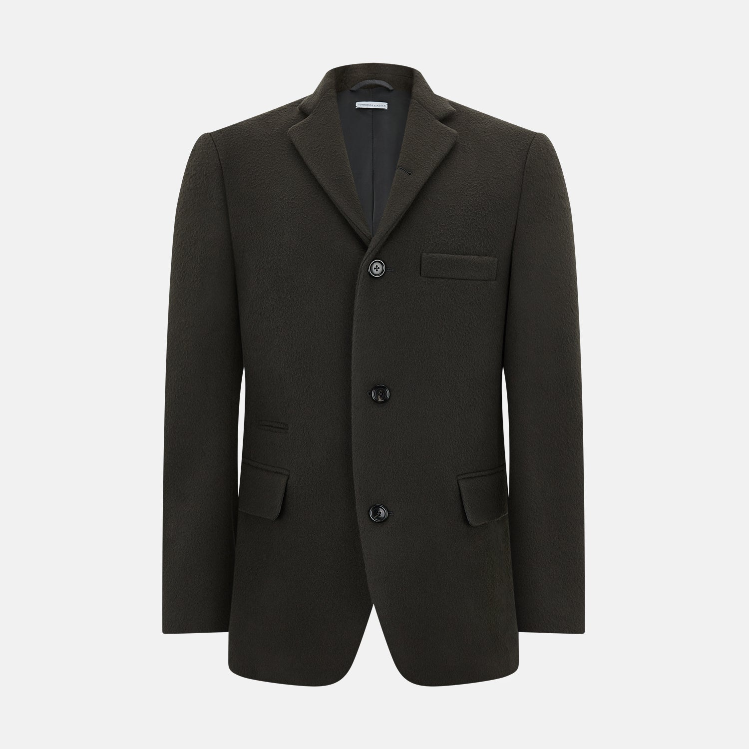 View 1 of product Olive Brown  Apsley Single-Breasted Caban Coat