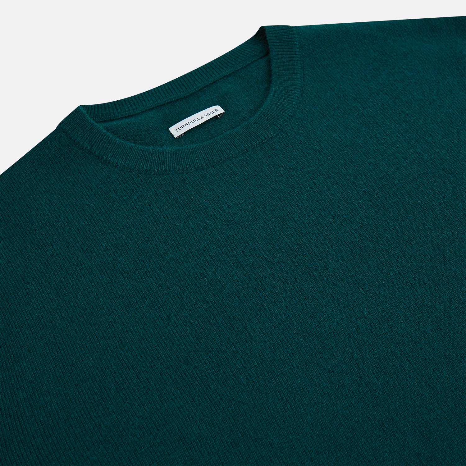 View 2 of product Moss Green Cashmere Round Neck Jumper