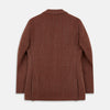 View 5 of product Red Lambswool Herringbone Bern Blazer