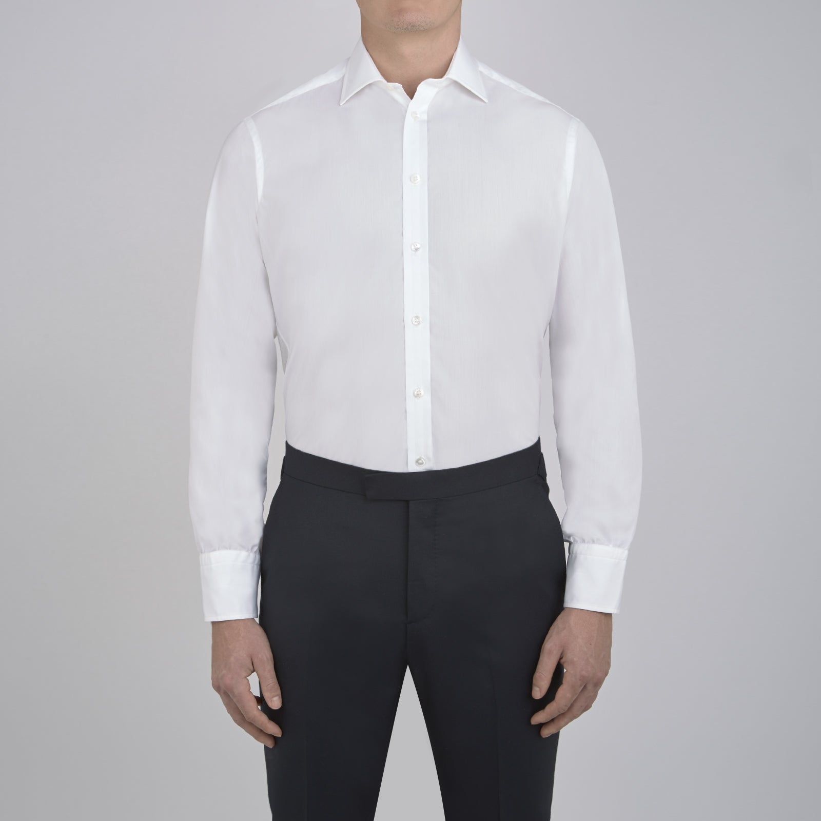 View 2 of product Sea Island Cotton Classic Fit White Shirt