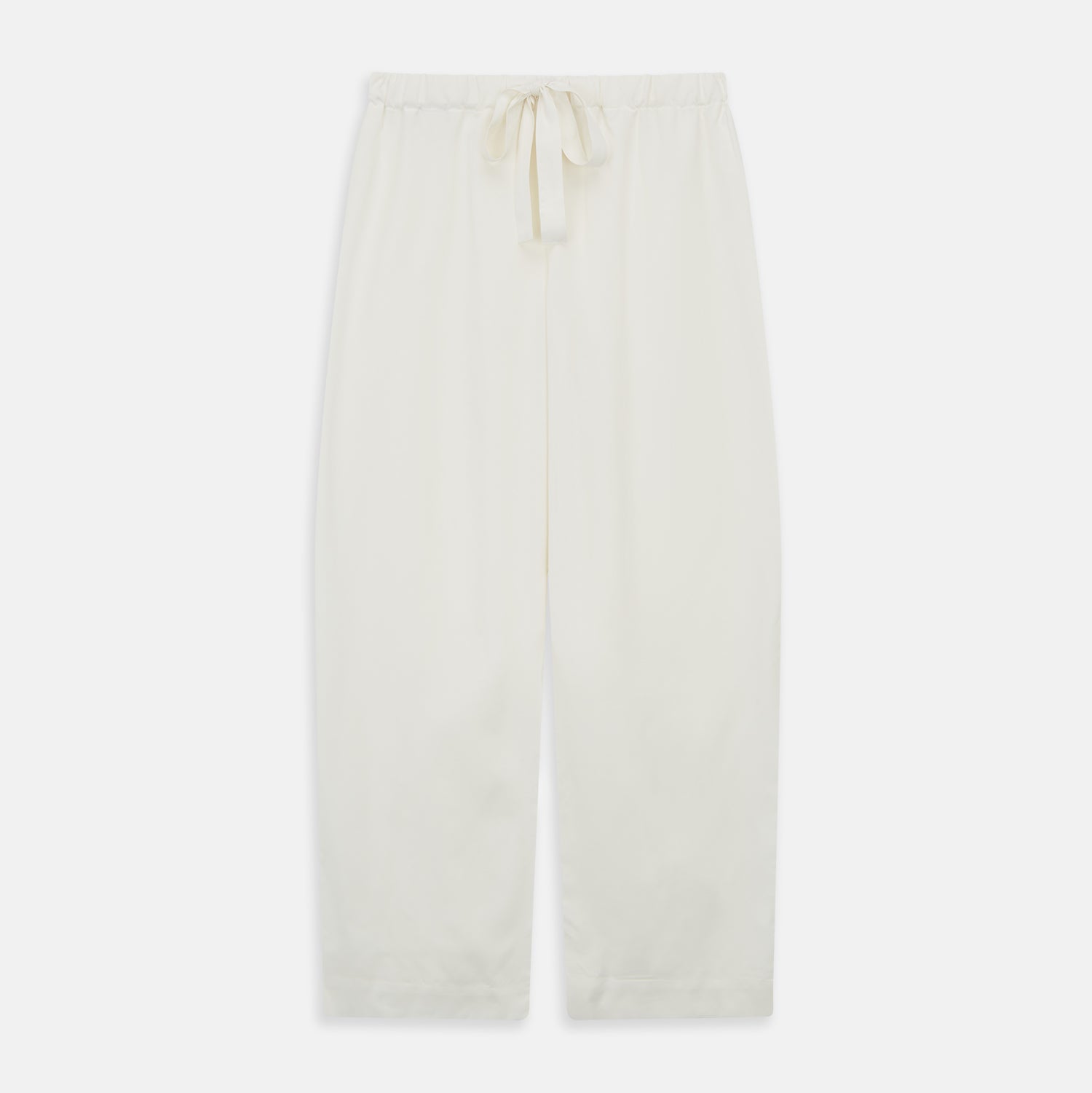 View 6 of product Women's Harriet Cream Silk Pyjama Set