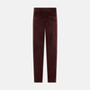 View 3 of product Burgundy Corduroy Henry Trousers