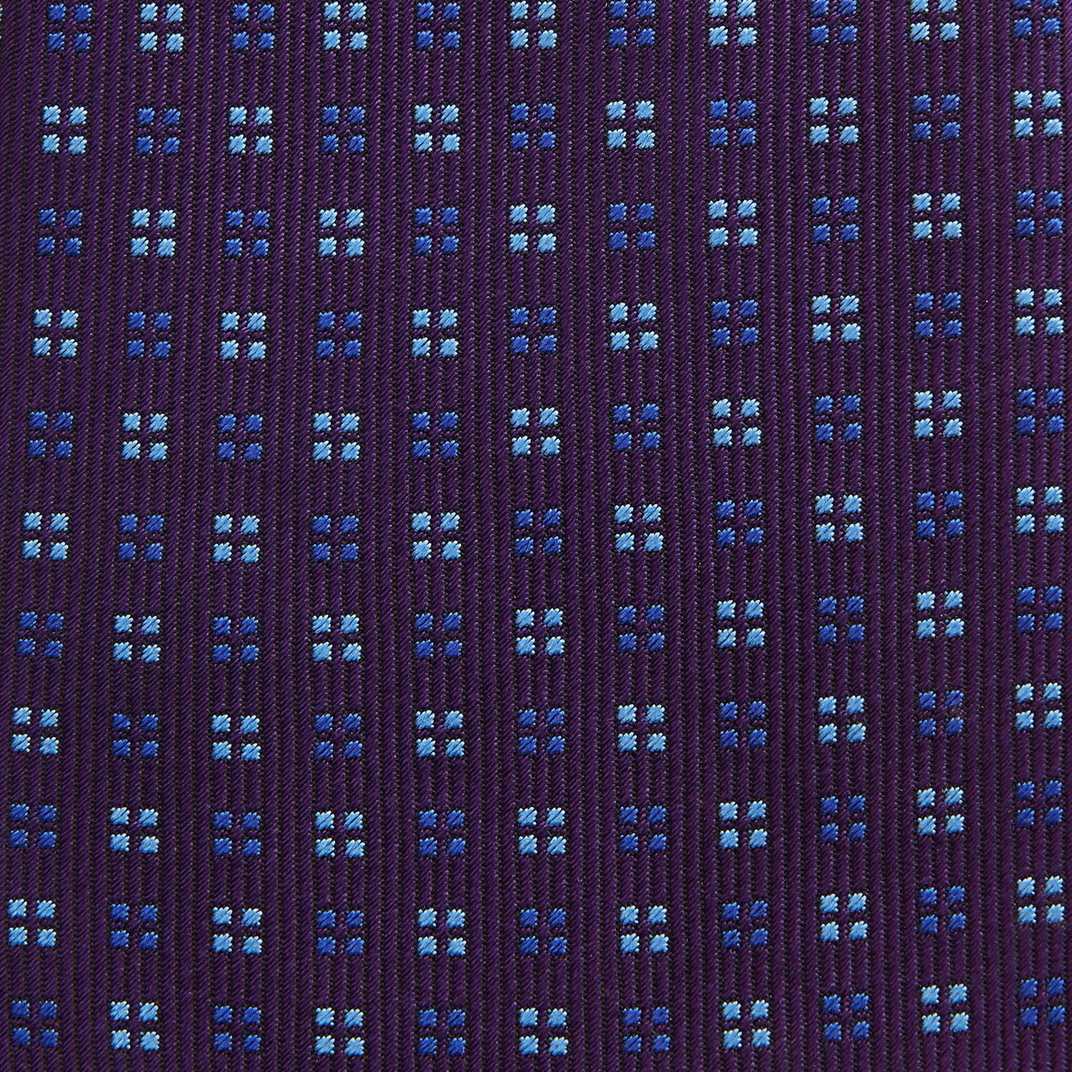 View 3 of product MINI SQUARE SPOT PLUM BLUE TIE
