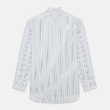 Pale Blue Multi Stripe Mayfair Shirt Image 2