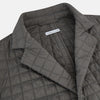 View 2 of product Fulham Shadow Grey Single-Breasted Quilted Blazer