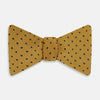 View 1 of product Navy and Yellow Micro Dot Silk Bow Tie