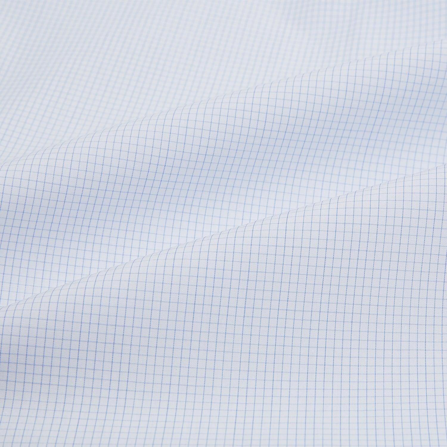 View 6 of product Blue and White Micro Check Mayfair Shirt