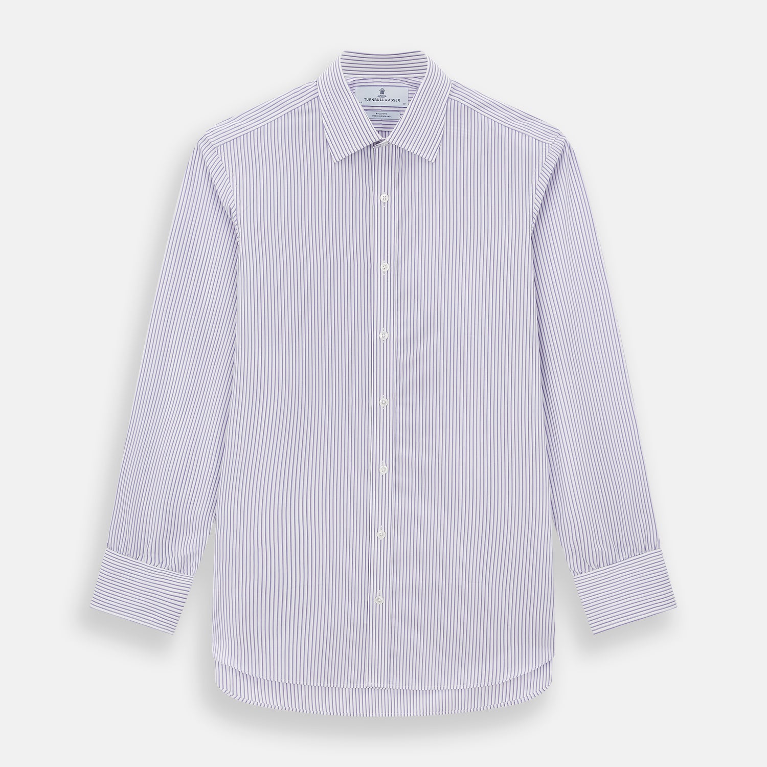 View 1 of product Purple Shadow Stripe Mayfair Shirt