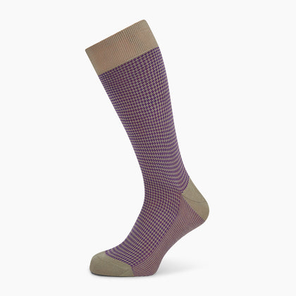 Concrete Houndstooth Mid-Length Socks Image 4
