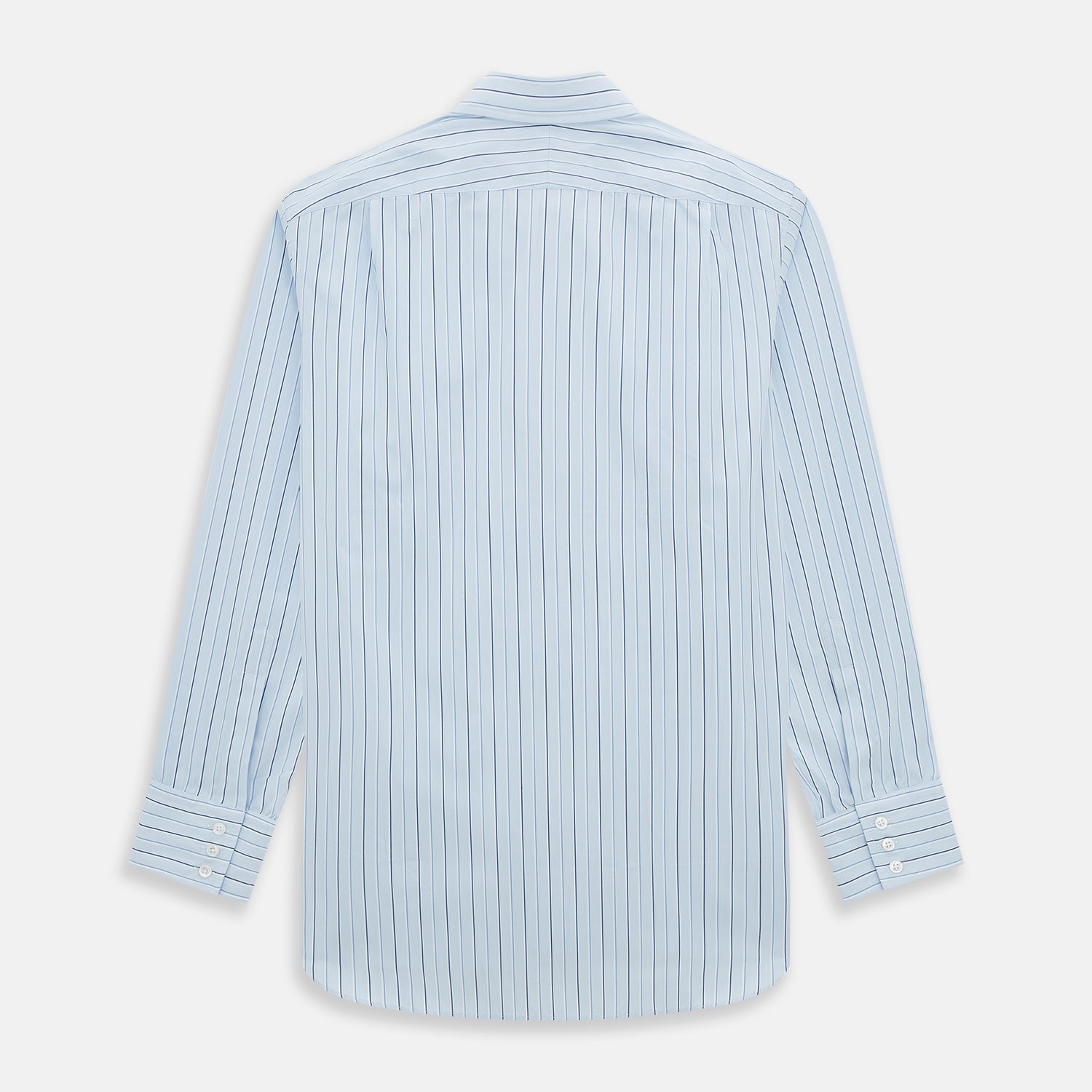 View 3 of product Navy and Blue Combination Stripe Mayfair Shirt
