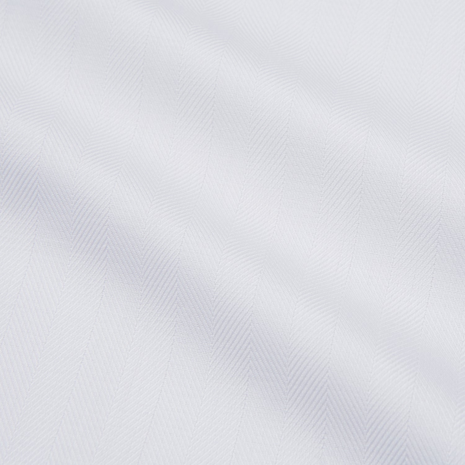 View 4 of product White Herringbone Tailored Fit Shirt With Kent Collar