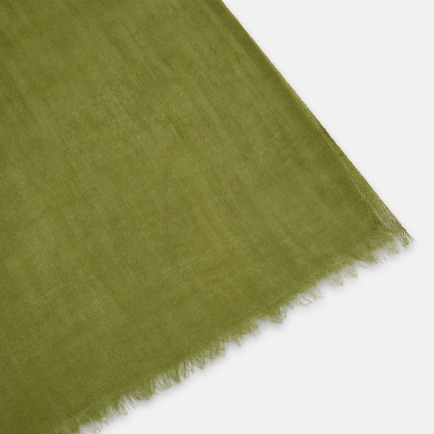 View 2 of product Moss Green Cashmere Scarf