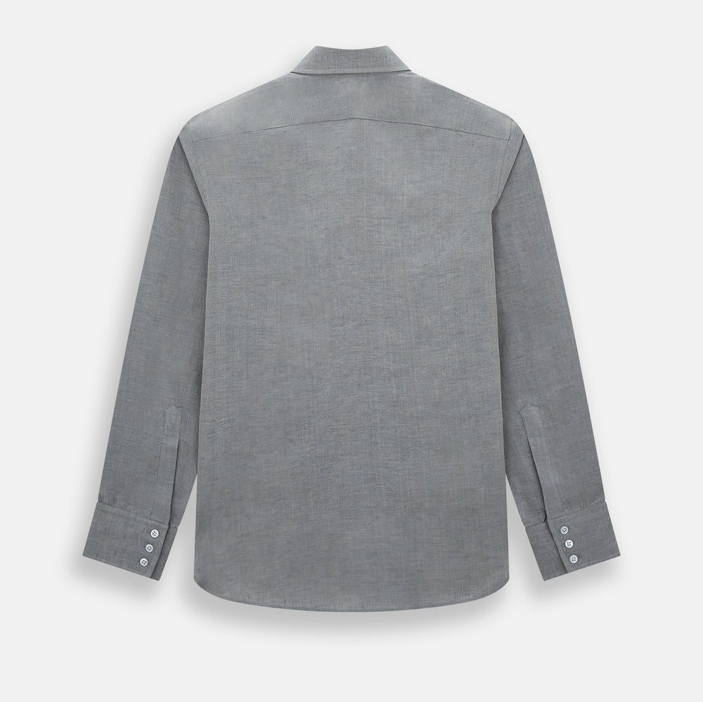 Grey Linen Westminster Shirt