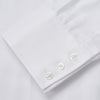 View 5 of product White Herringbone Tailored Fit Shirt With Kent Collar