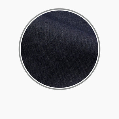 Navy Chambray Cotton Fabric Image 2