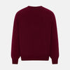 Burgundy Cashmere V-neck Jumper