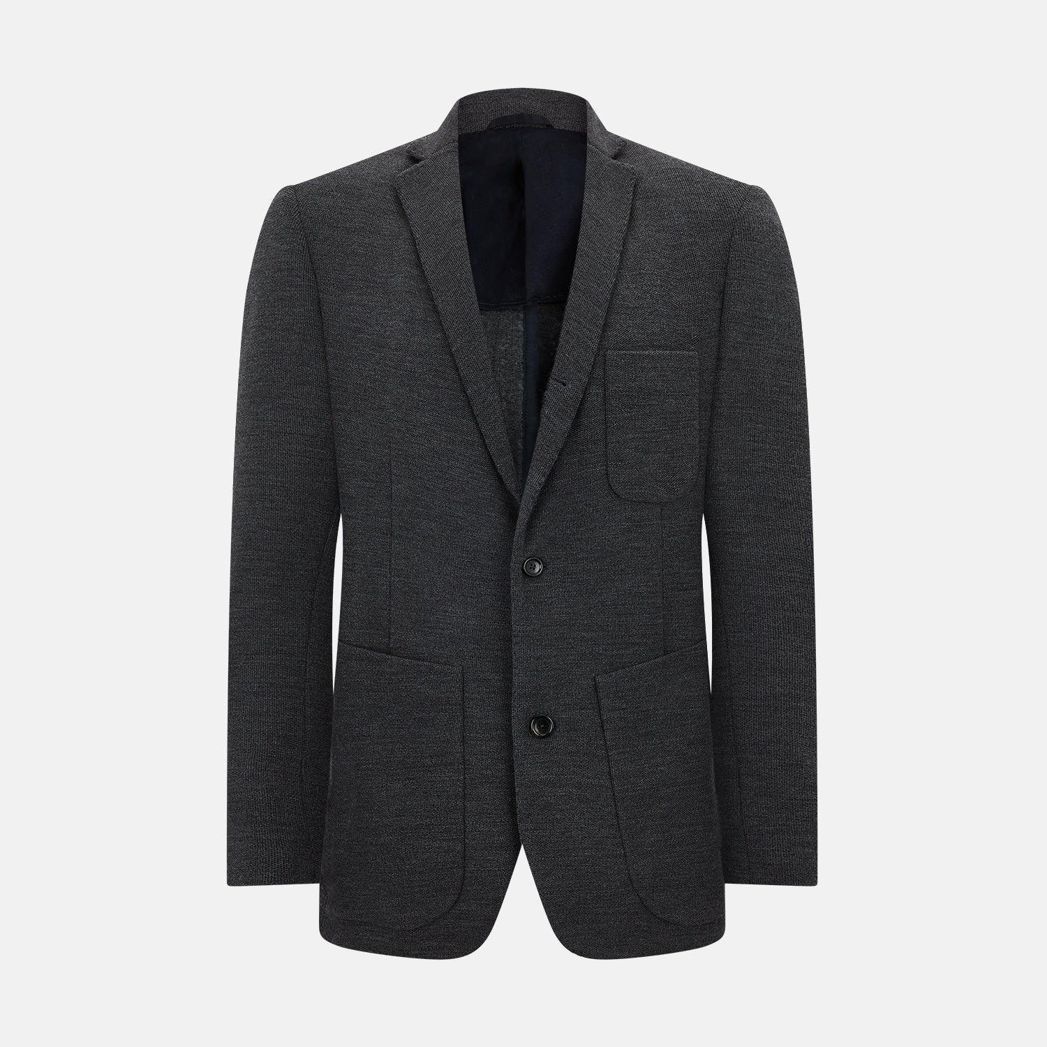 View 1 of product Graphite Knitted Oxford Blazer