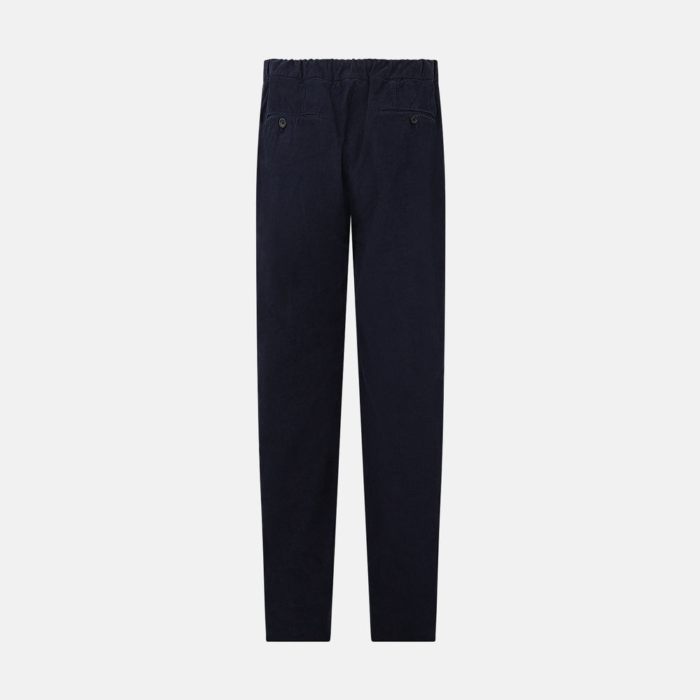 Light Navy Corduroy Miles Trousers