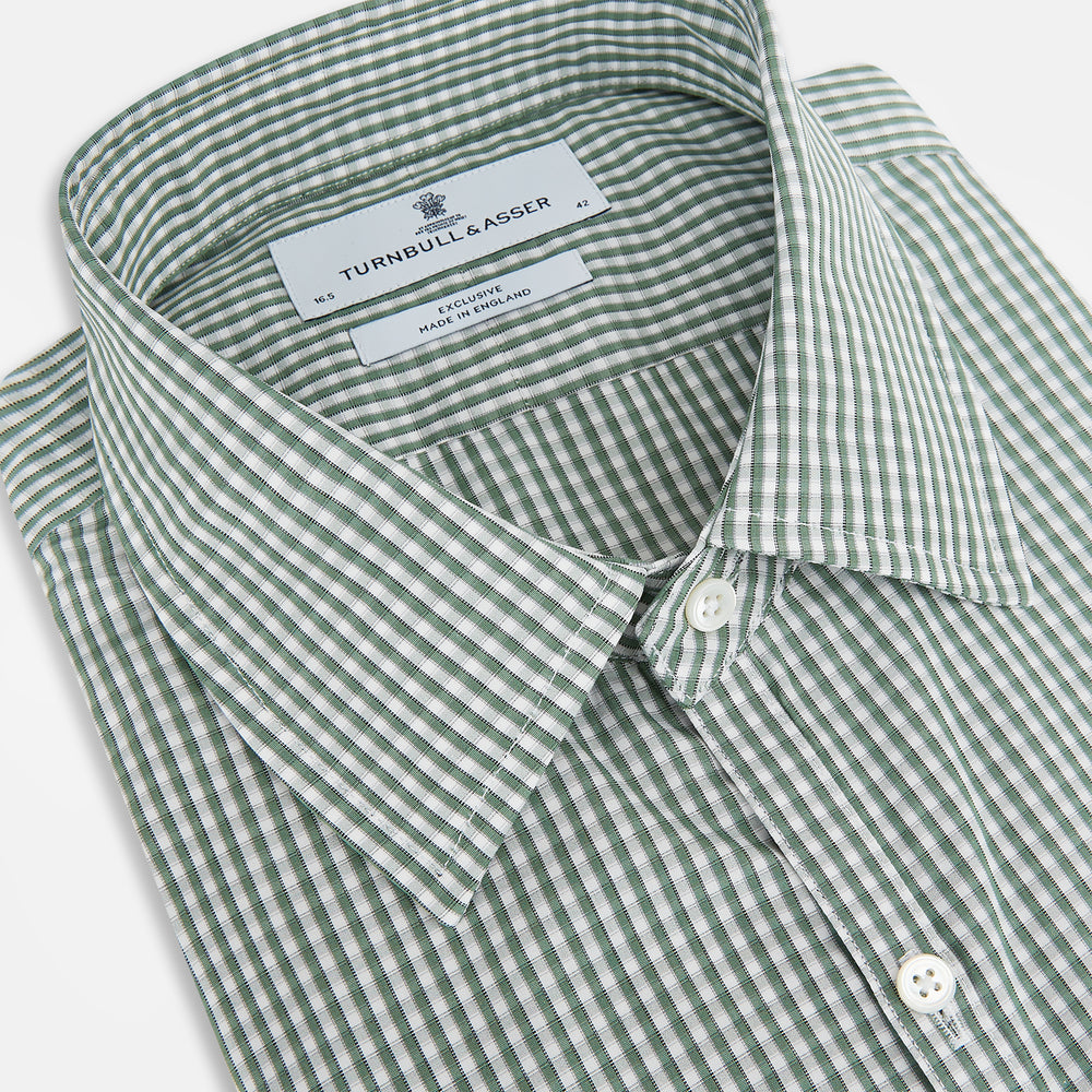 MELON GREEN MICRO SHADOW CHECK WESTMINSTER SHIRT