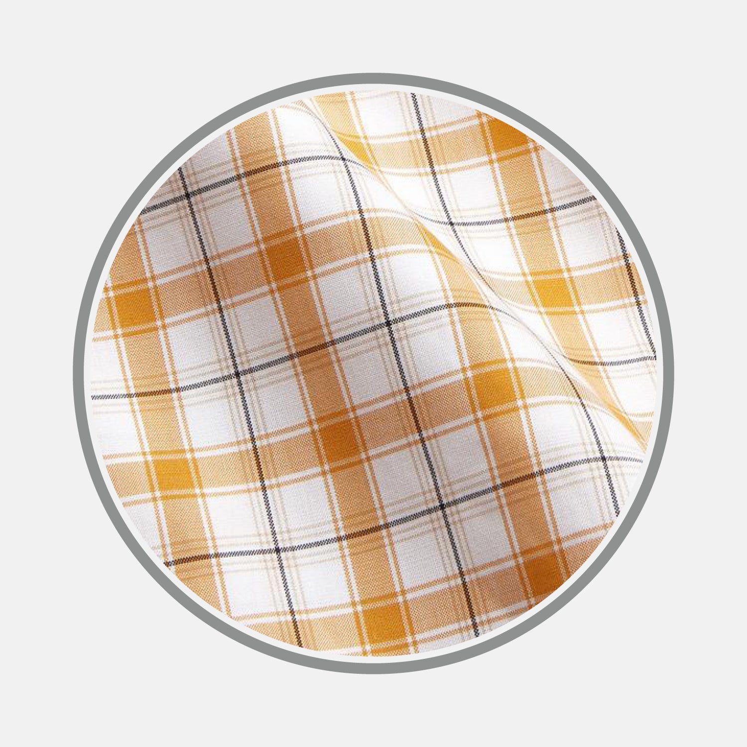View 1 of product Orange Multi Check Cotton Fabric