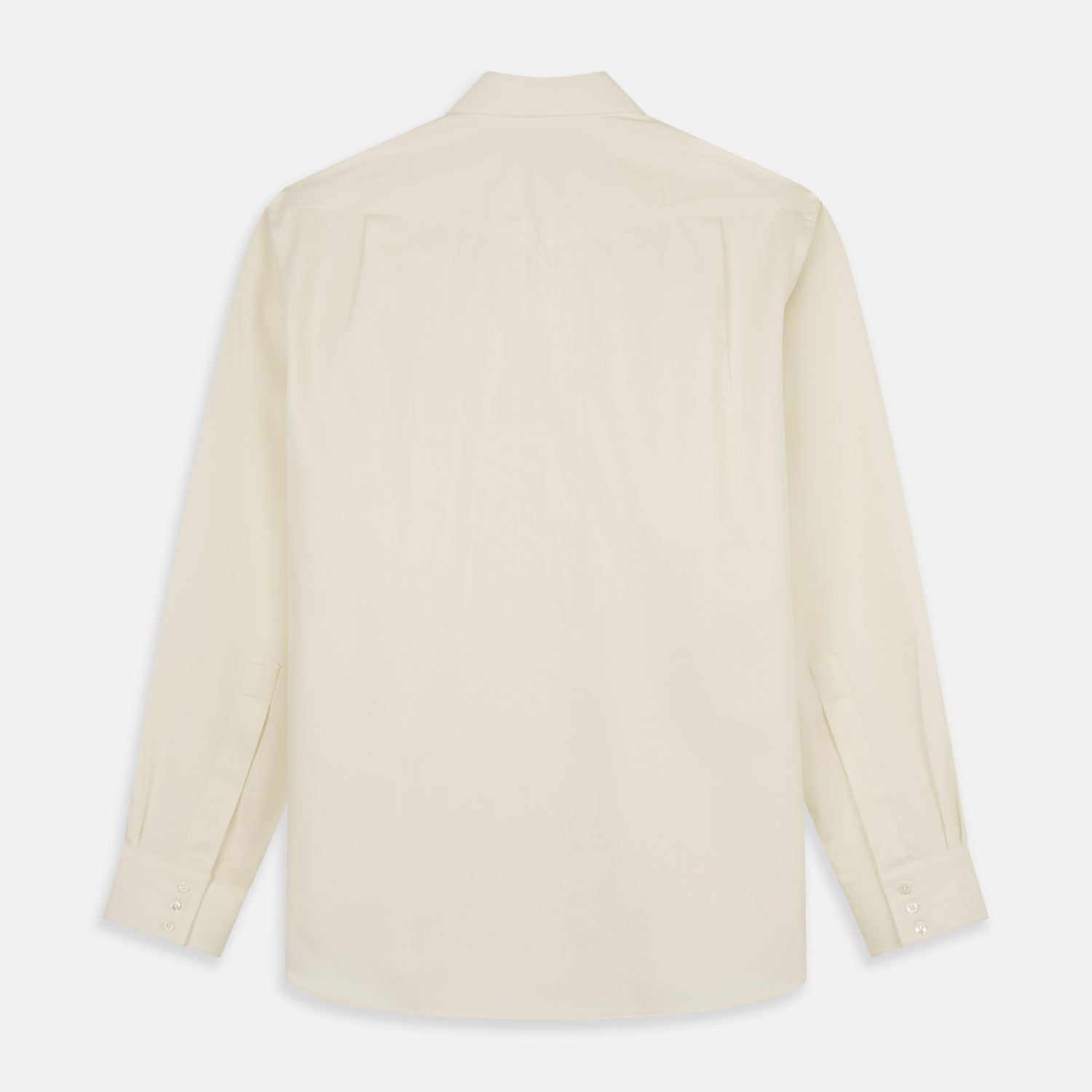 View 8 of product Cream Cotton Weekend Fit Western Shirt with Dorset Collar