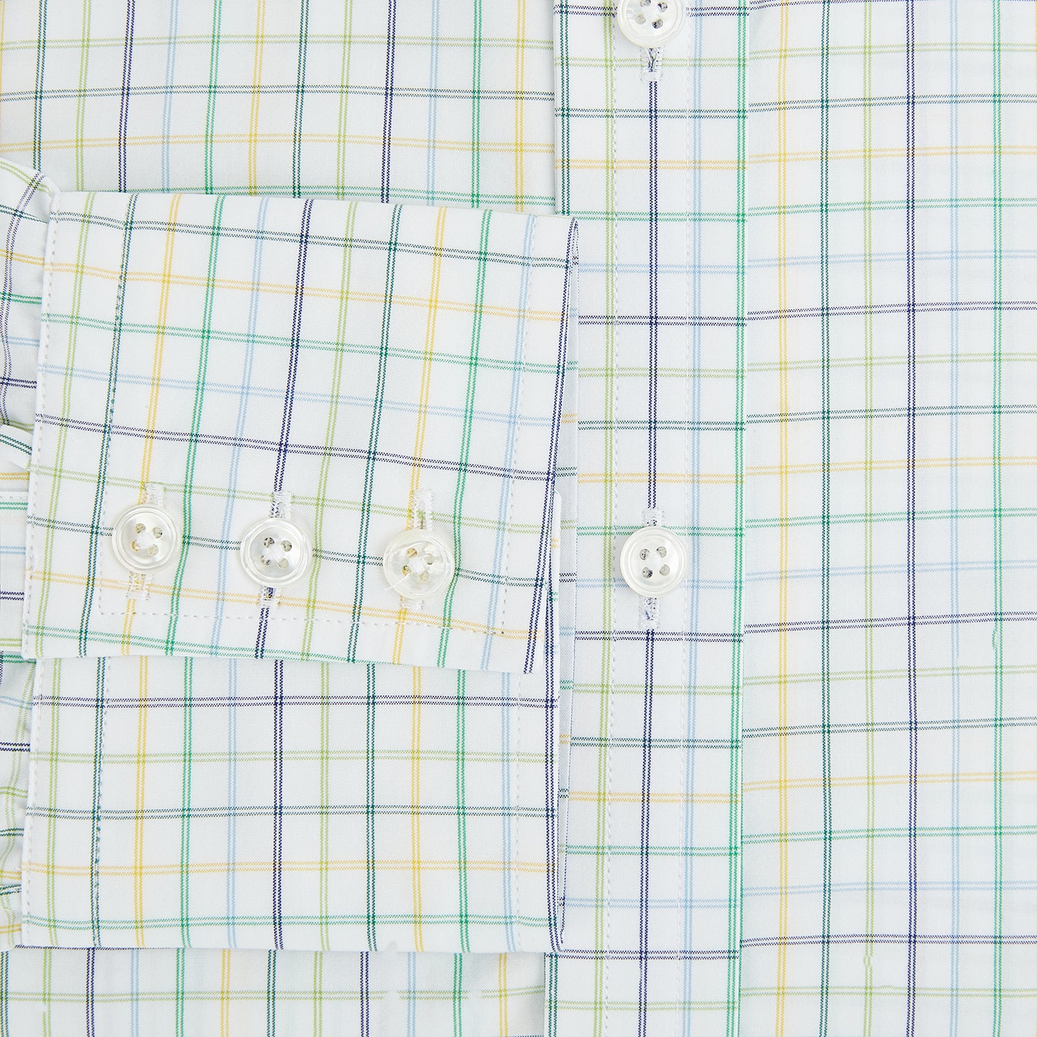 View 4 of product Multi Tone Double Grid Check Mayfair Shirt