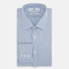 View 5 of product Sky Blue Micro Shadow Check Mayfair Shirt